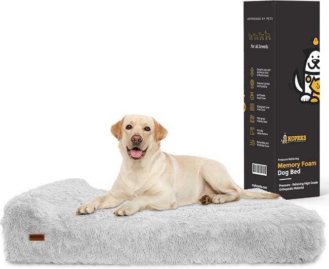 KOPEKS Orthopedic Dog Bed – offering comfort and stability for large, older dogs